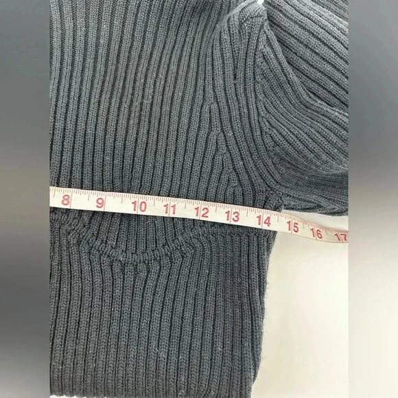 NWT $1.5k TOM FORD Sweater Women's Small Mock Neck With Bell Sleeves Black - Picture 11 of 13